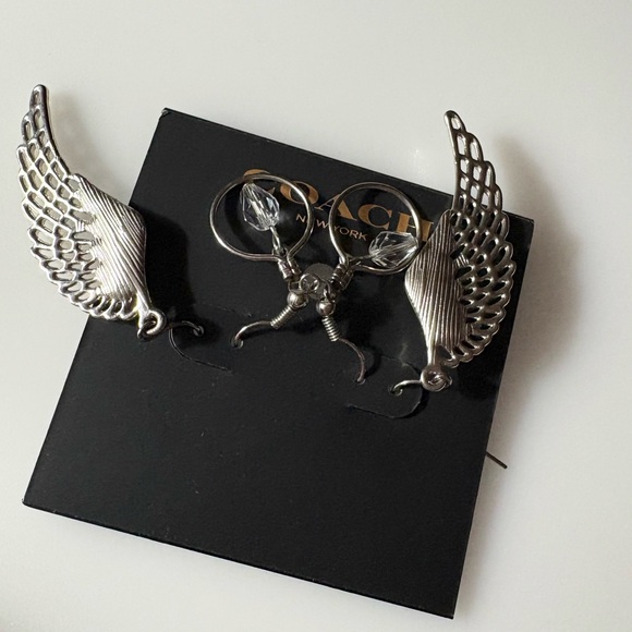 Coach Feather and Chandelier Dangle Earrings - Picture 6 of 8